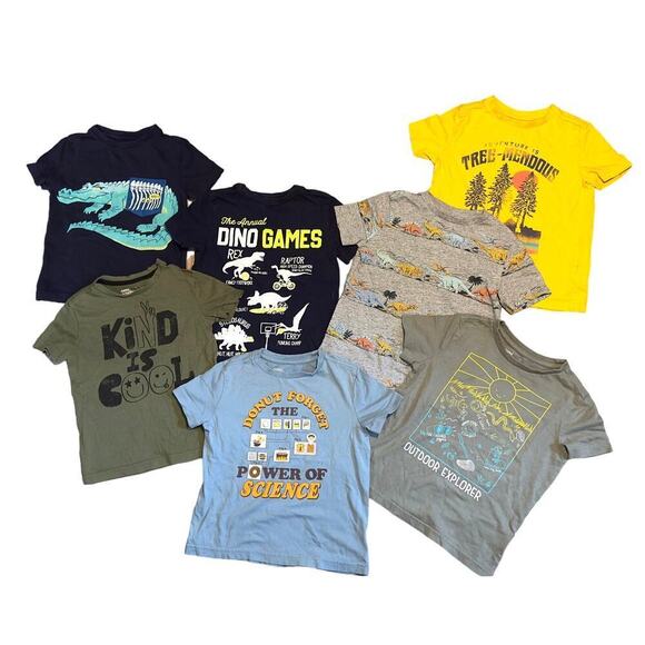 Rumi + Ryder T-Shirt Bundle of 7 - Size XS 4-5 Little Kids - Picture 1 of 3